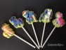 264sp Little Ponies II Chocolate or Hard Candy Lollipop Mold